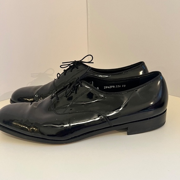 Florsheim Plain Toe lace up black patten shoe size 13 main image 6